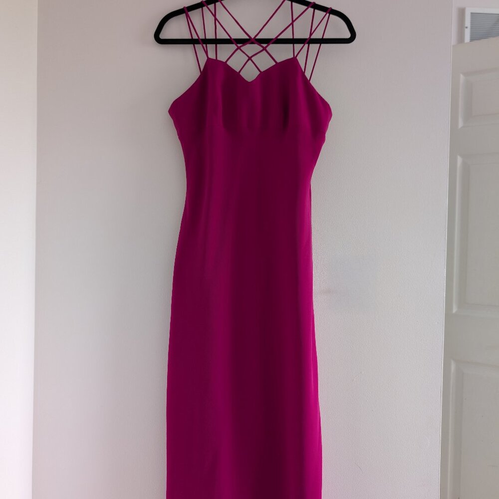 10/12p Evan Picone Pink Midi Dress
